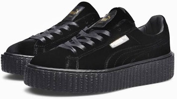 (女款)Fenty x Puma 天鵝絨厚底鞋 '黑色' 364466-01 Details for (女款)Fenty x Puma 天鵝絨厚底鞋 '黑色' 364466-01