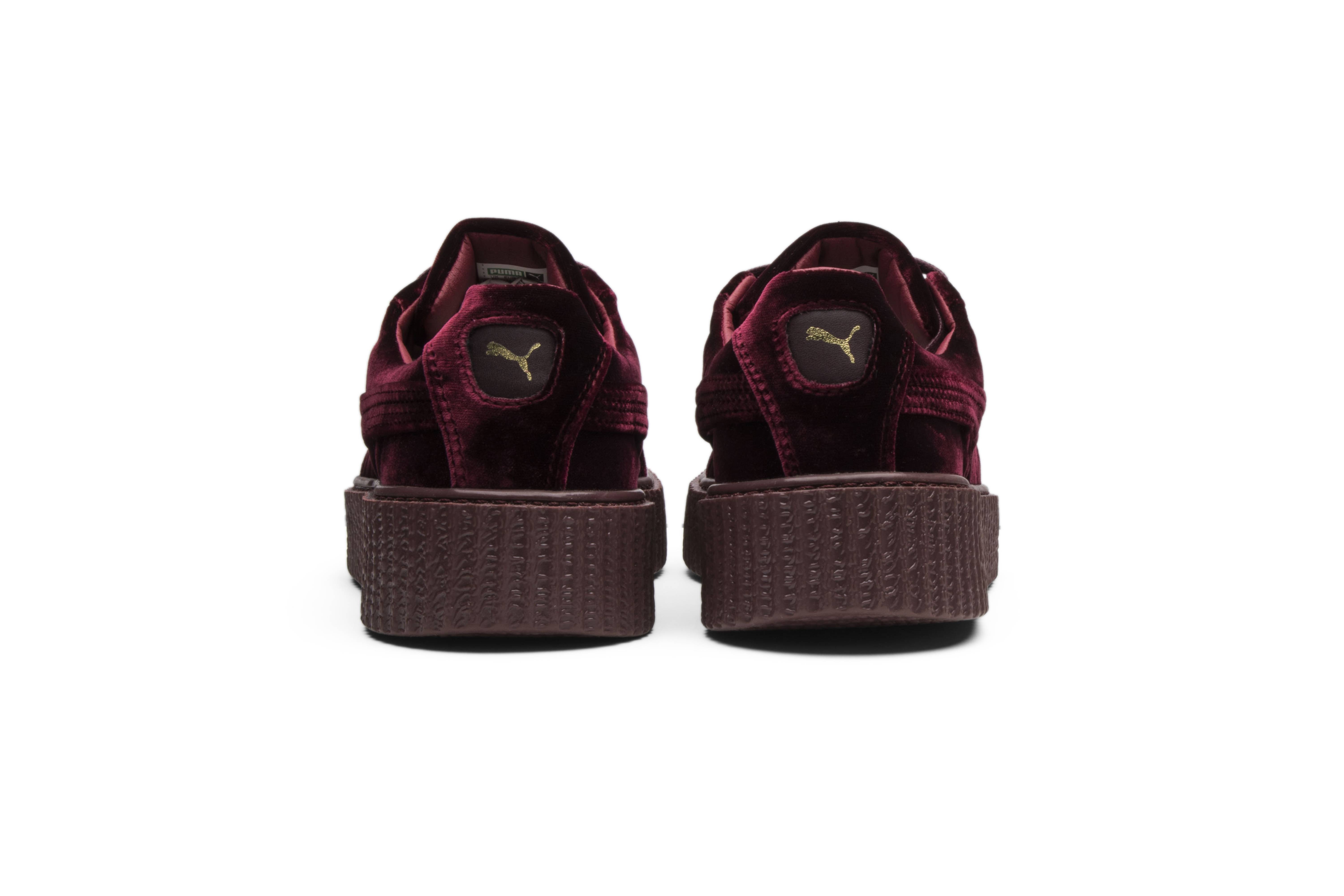 Details for Fenty x Puma Velvet Creeper 'Burgundy' 364639-02