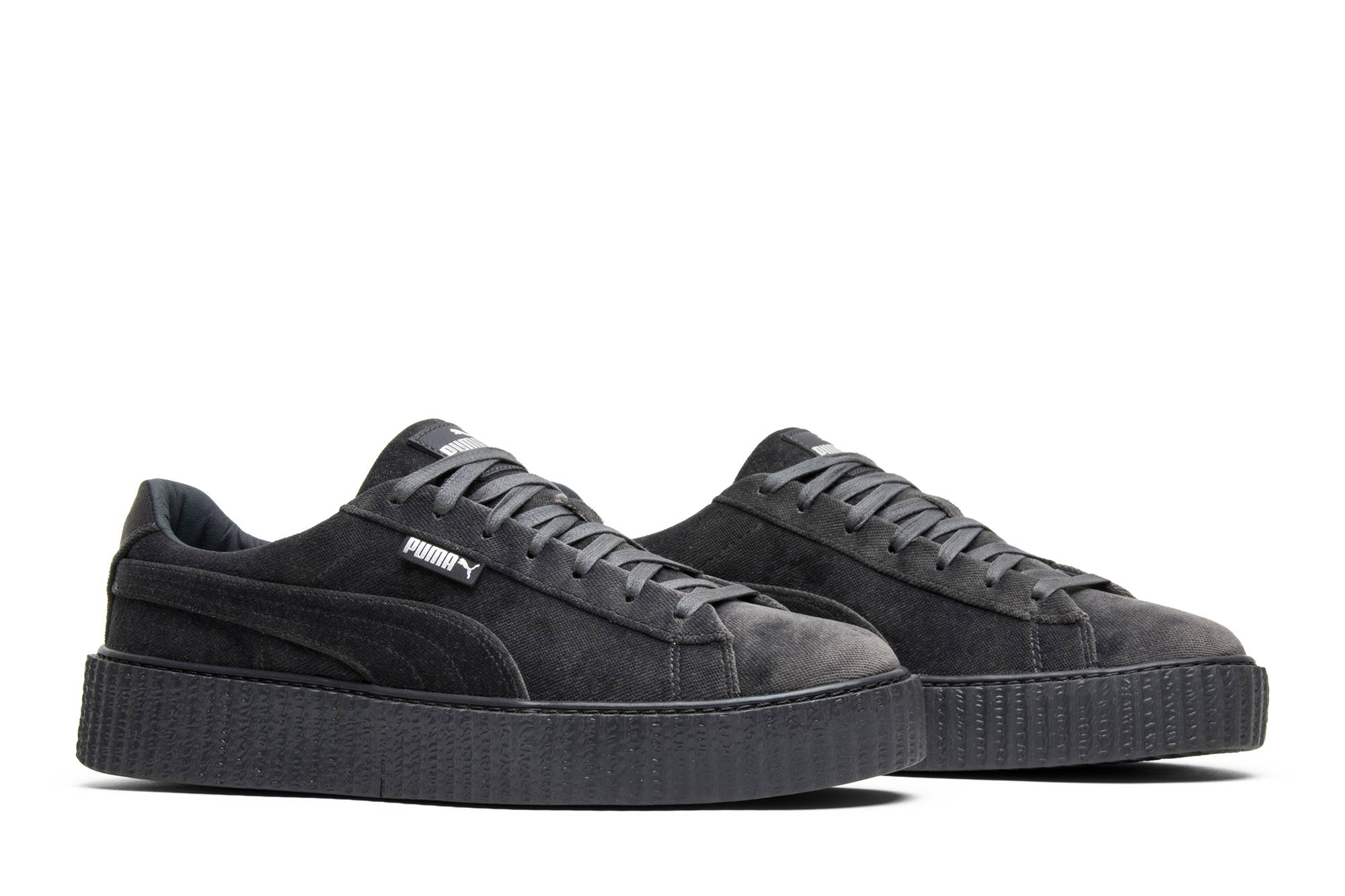 Cheap Fenty x Puma Velvet Creeper 'Glacier Gray' Abu-Abu Glacier 364639-03
