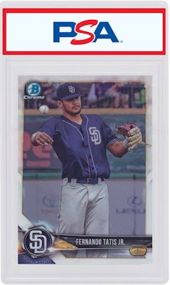 Fernando Tatis JR. 2018 Bowman Prospects Chrome #114 Buy Fernando Tatis JR. 2018 Bowman Prospects Chrome #114