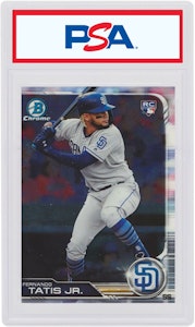 Fernando Tatis Jr. 2019 Bowman Chrome Novato #26 Buy Fernando Tatis Jr. 2019 Bowman Chrome Novato #26