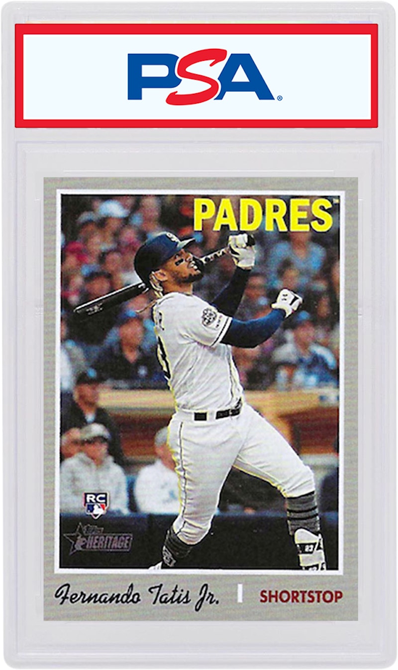 Fernando Tatis Jr. 2019 Topps Heritage Rookie Action Variation #517