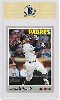 Fernando Tatis Jr. 2019 Topps Heritage Rookie Action Variation #517 Order Fernando Tatis Jr. 2019 Topps Heritage Rookie Action Variation #517