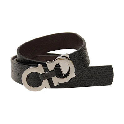 FERRAGAMO 3.5cm Leather Belt - Comfortable and Portable Design. 678783HIC105