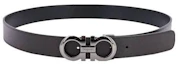 Order Ferragamo 可調節皮革腰帶 黑色 3.5公分 675542689112TMORO