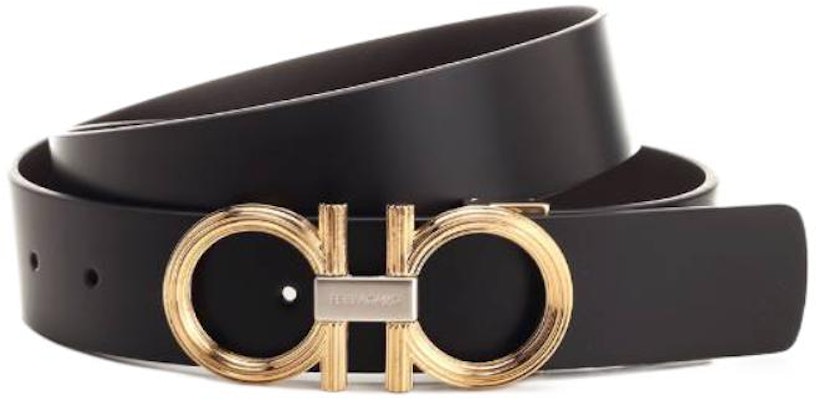 FERRAGAMO 黑色小牛皮腰带带标志雕刻扣 6702640764848 Buy FERRAGAMO 黑色小牛皮腰带带标志雕刻扣 6702640764848