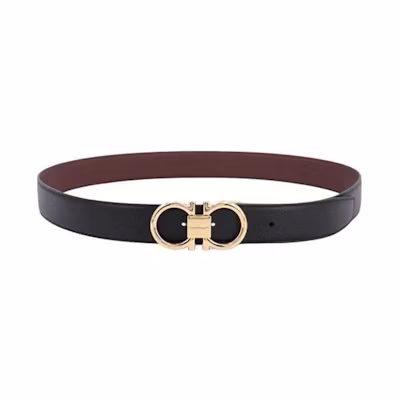 Ferragamo Black Durable Smooth Buckle Belt 679938764164NERO