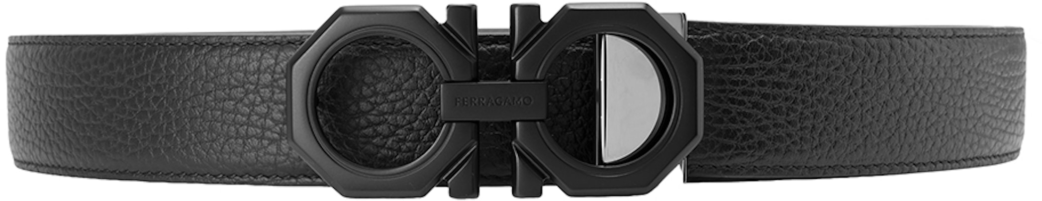 菲拉格慕 黑色皮革腰带带雕刻扣,宽3厘米。 6702660765786NERDA Lookbook 菲拉格慕 黑色皮革腰带带雕刻扣,宽3厘米。 6702660765786NERDA