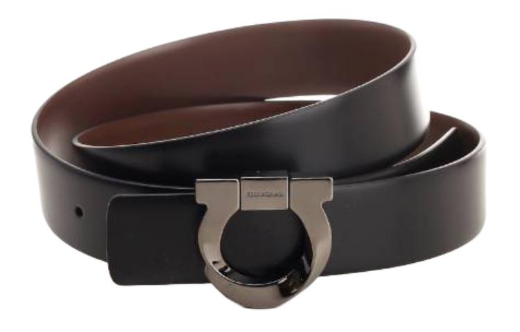 Order Ferragamo 黑色皮带，带标志雕刻扣，宽3CM。 670311770934