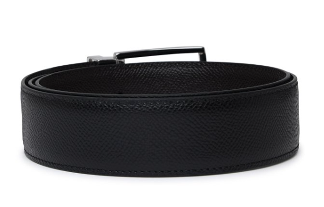 FERRAGAMO  Black Reversible Logo Pin Buckle Leather Belt 67A0370708206002 圖 5