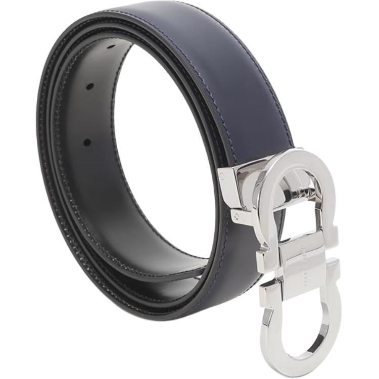 Ferragamo  Business Casual Leather Belt with Pin Buckle, 3cm Width. 670326-770942 圖 3