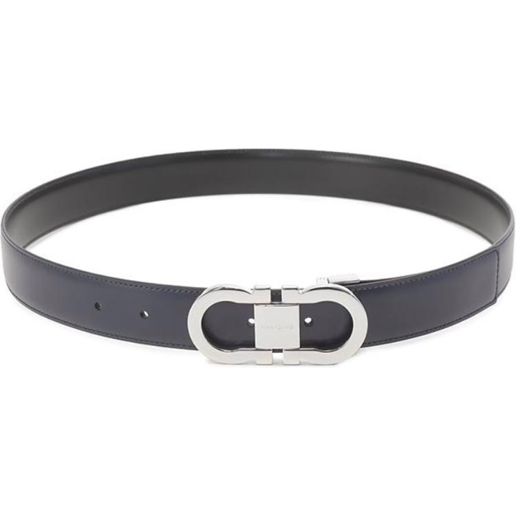 Ferragamo  Business Casual Leather Belt with Pin Buckle, 3cm Width. 670326-770942 圖 4