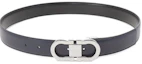 Shop Ferragamo Business Casual Leather Belt with Pin Buckle, 3cm Width. 670326-770942