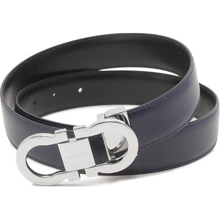 Ferragamo  Business Casual Leather Belt with Pin Buckle, 3cm Width. 670326-770942 圖 5