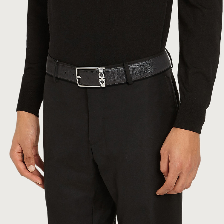 Lookbook 페레가모 양면 가죽 벨트 버클 - 3.5cm 폭. 67A037-0708206