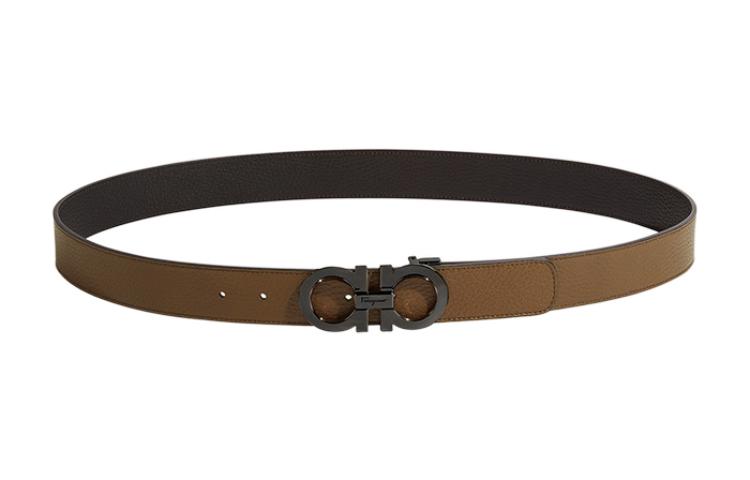 FERRAGAMO  Fashion Belt with Sleek Buckle, 3.5cm Width. 705614