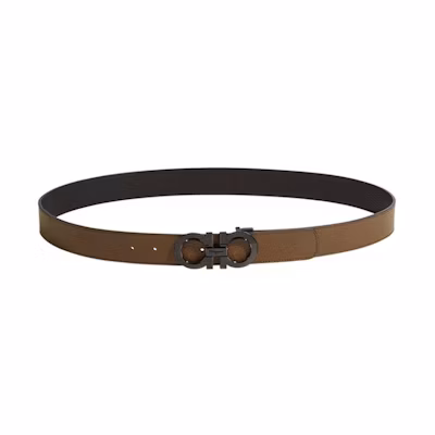 FERRAGAMO Fashion Belt with Sleek Buckle, 3.5cm Width. 705614
