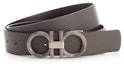 Buy 菲拉格慕 灰色皮带 带正面Logo设计 6702640764849