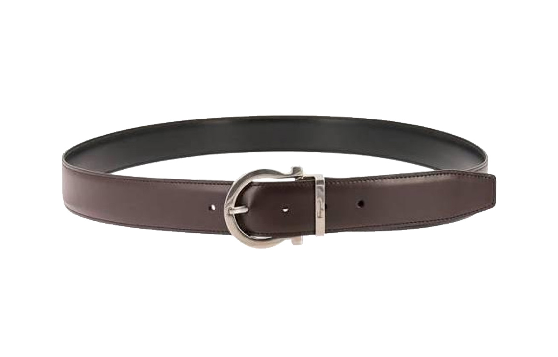 Order Ferragamo 真皮腰带 休闲简约针扣 3.5cm宽 679781759073NERO