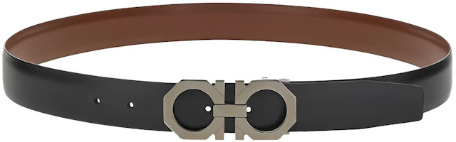 FERRAGAMO Leather Belt Smooth Buckle Casual Fashion 3.2cm Width. 670145-754476 FERRAGAMO Leather Belt Smooth Buckle Casual Fashion 3.2cm Width. 670145-754476