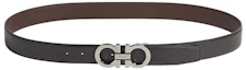 Buy Ikat Pinggang Kulit Ferragamo Signature Buckle Hitam Lebar 3.5cm. 689134