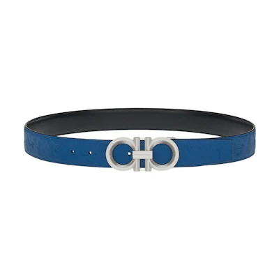 FERRAGAMO Leather Belt with Sleek Buckle - Stylish 3.5cm Width. 670188-758629