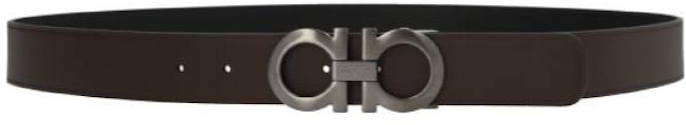 Sabuk Kulit Ferragamo dengan Gesper Halus, Gaya Kasual, Lebar 3.5cm. 0464231NERO Lookbook Sabuk Kulit Ferragamo dengan Gesper Halus, Gaya Kasual, Lebar 3.5cm. 0464231NERO