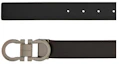 Shop Ferragamo Reversible Leather Belt Coffee Brown 3CM Width. 770943