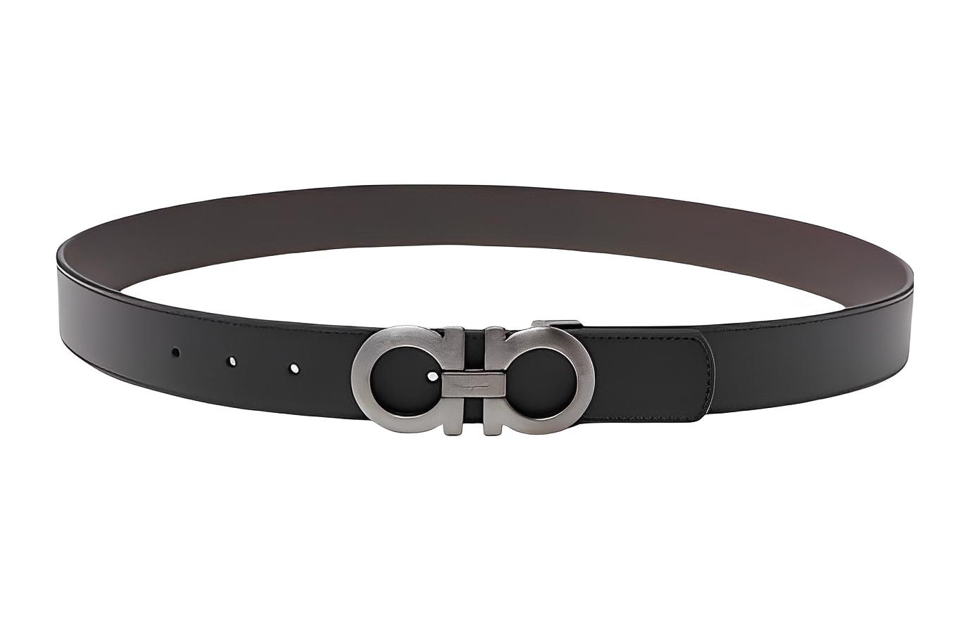 Order 菲拉格慕可双面皮带 平滑扣 3.5cm 简约设计款式 675542464231017