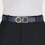 Shop FERRAGAMO Ikat Pinggang Reversible Logo Navy Blue Buckle Halus 3.2cm. 670266765787