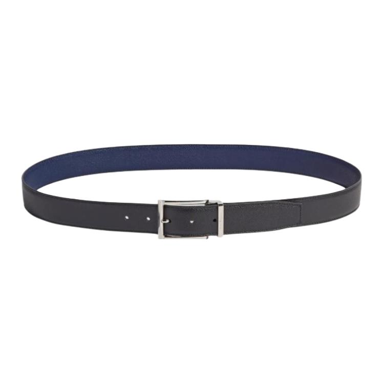 Ferragamo  Simple Leather Belt, 3.5cm Wide. 679497-686658
