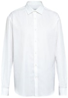 Ferragamo White Solid Color Long Sleeve Button-Up Shirt 140342 706857 Ferragamo White Solid Color Long Sleeve Button-Up Shirt 140342 706857