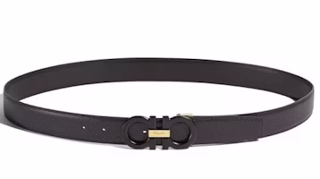 Ferragamo Black Calfskin Cross-Pattern Leather Belt 3.5cm 679710-0705644 Ferragamo Black Calfskin Cross-Pattern Leather Belt 3.5cm 679710-0705644