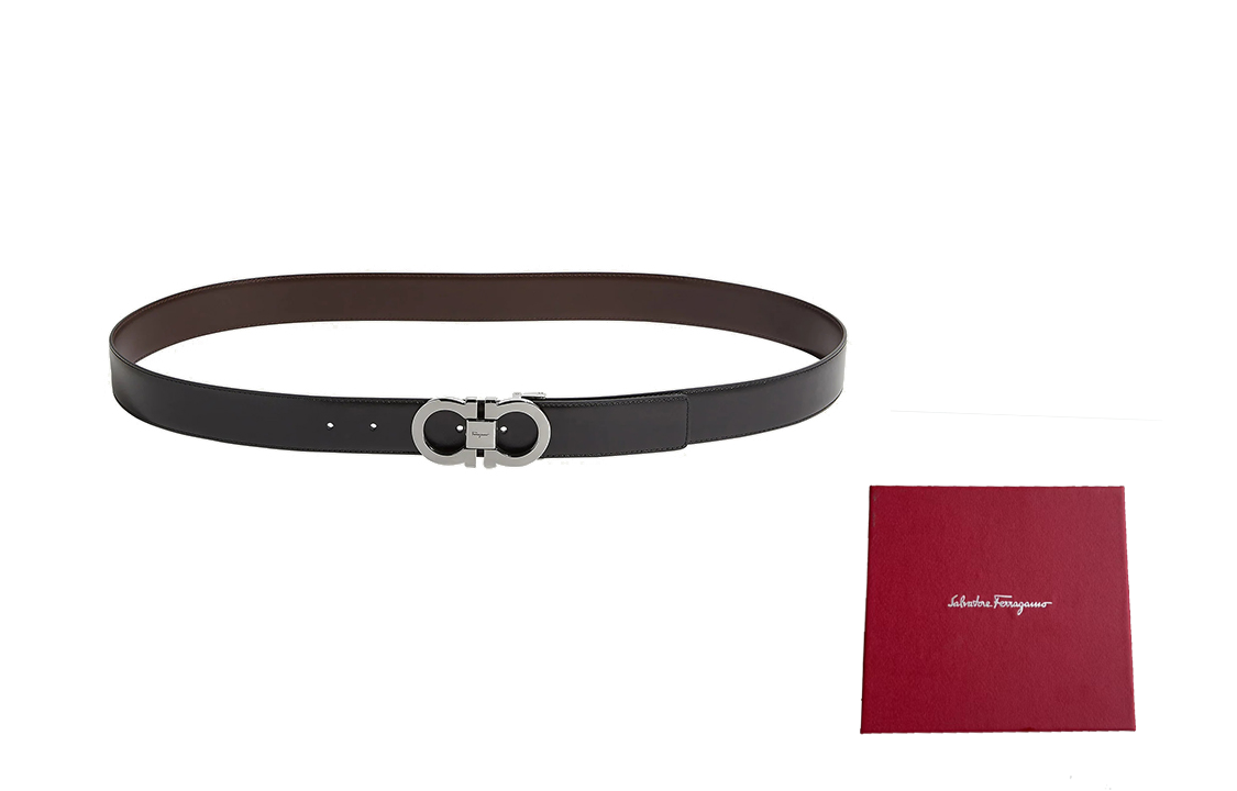 Purchase 菲拉格慕黑色皮带 3.5厘米宽 679535-0644557