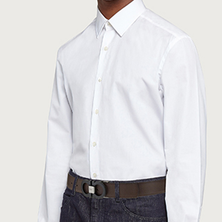 Ferragamo Black Leather Belt 4cm Wide 679714-749947 圖 4