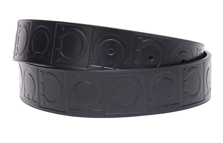 FERRAGAMO Black Leather Belt with Buckle 3.3cm Wide 679169-0587182 圖 3