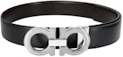 Lookbook FERRAGAMO 黑色皮带,标志扣,宽度4厘米 679494-0645904