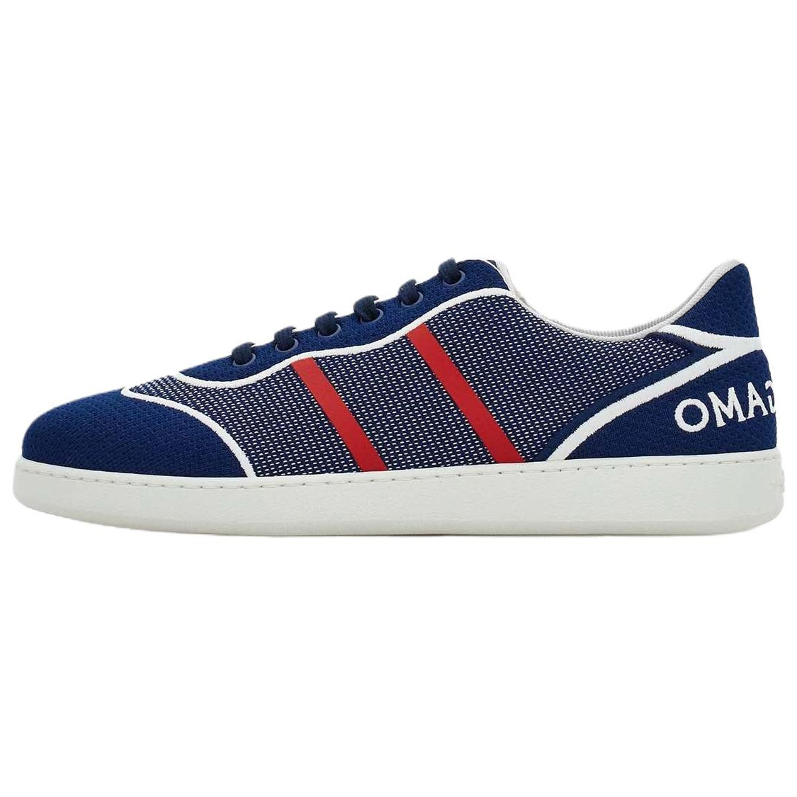 Ferragamo Blue Low-Top Casual Sneaker 022463 769343