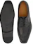 Shop FERRAGAMO 黑色布洛克皮革牛津鞋 021644-762389
