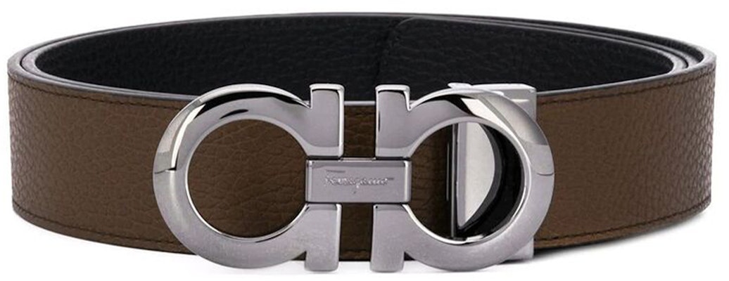 Ferragamo男士金属字母扣棕色真皮腰带,宽3.5厘米。 6755420705614BROWN Buy Ferragamo男士金属字母扣棕色真皮腰带,宽3.5厘米。 6755420705614BROWN