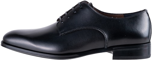 FERRAGAMO Casual Lace-Up Leather Shoe 'Black' 00940-702349 FERRAGAMO Casual Lace-Up Leather Shoe 'Black' 00940-702349