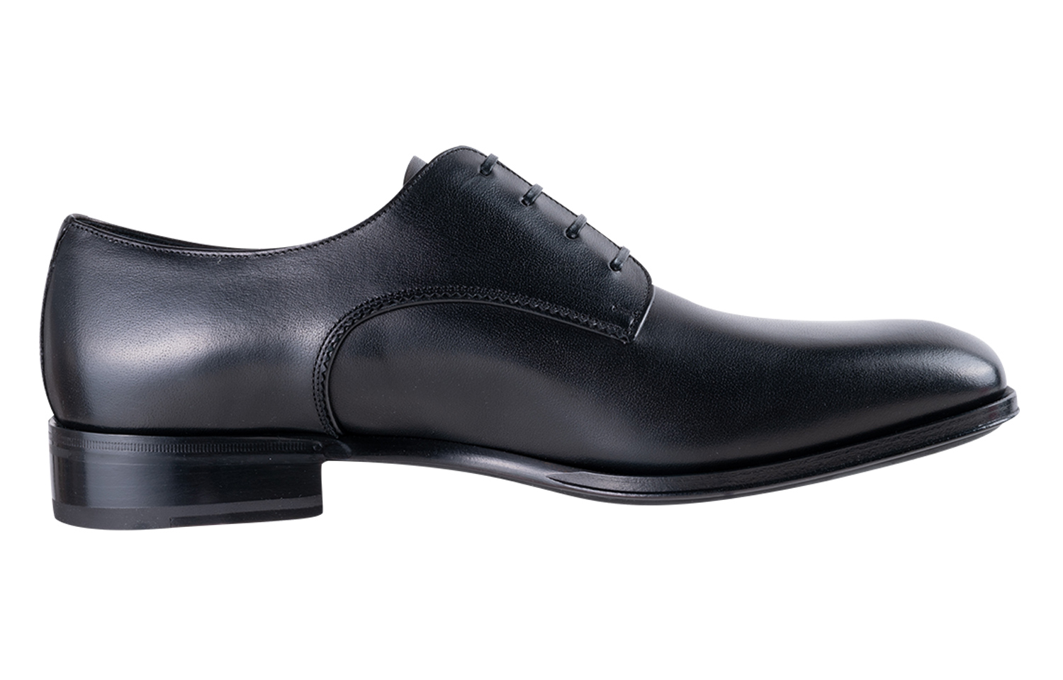 Order FERRAGAMO Casual Lace-Up Leather Shoe 'Black' 00940-702349