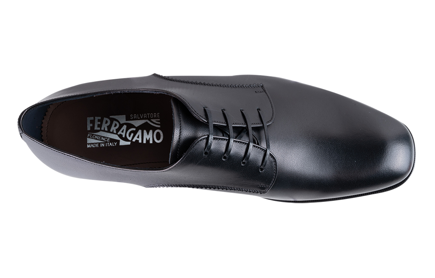 Lookbook FERRAGAMO Casual Lace-Up Leather Shoe 'Black' 00940-702349