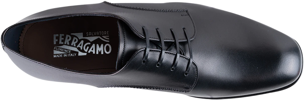 FERRAGAMO Casual Lace-Up Leather Shoe 'Black' 00940-702349 Lookbook FERRAGAMO Casual Lace-Up Leather Shoe 'Black' 00940-702349