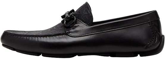 FERRAGAMO Casual Printed Leather Shoes 'Black' 02C398-740689 FERRAGAMO Casual Printed Leather Shoes 'Black' 02C398-740689