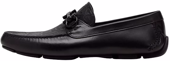 FERRAGAMO Casual Printed Leather Shoes 'Black' 02C398-740689 FERRAGAMO Casual Printed Leather Shoes 'Black' 02C398-740689