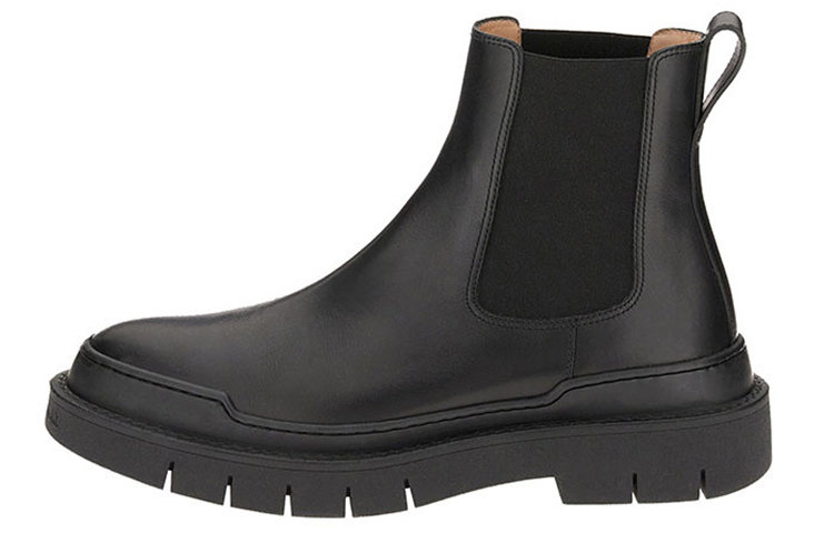 Buy FERRAGAMO Chelsea Boot ''Zwart Kalfsleer met Elastiek'' 020442-745606