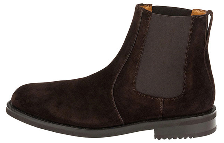 FERRAGAMO Chelsea Boot 'Coffee Suede' 020227-745953