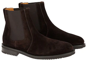 Order FERRAGAMO Chelsea Boot 'Kulit Suede Kopi' 020227-745953