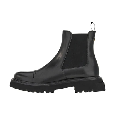 FERRAGAMO Chelsea Boots 'Black Calfskin'